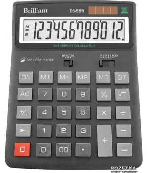 Калькулятор Brilliant BS-555 наст.12-разр,1 пам.155*205