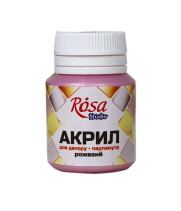 АКРИЛ д декору  22037  Рожевий, перламутр  77  20 мл ROSA Studio (1 140)