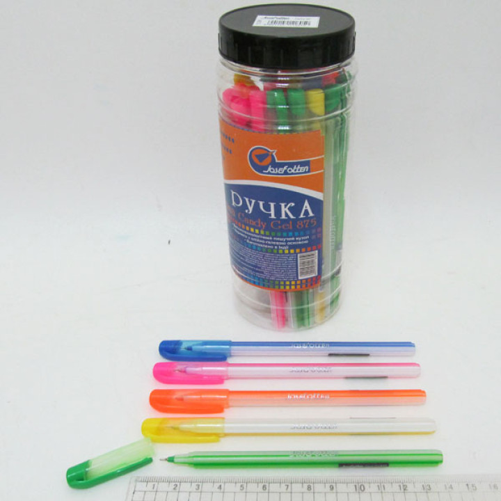 Ручка масляна JO 875 Candy Gel 0,6мм Індія