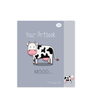Блокнот TM Profiplan Artbook cow, A6