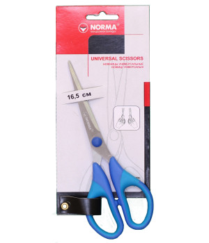 Ножиці NORMA 4232 16,5см універс. прогумов. ручки (1 12)