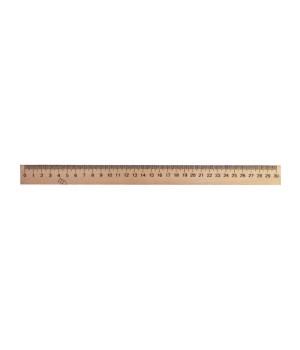 Лінійка деревяна 30 см Мицар (100)