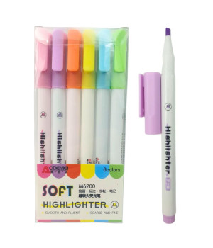Набір текст-маркерів PASTEL 6од. М6200