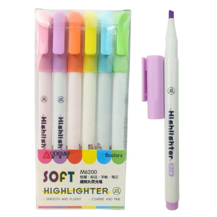 Набір текст-маркерів PASTEL 6од. М6200