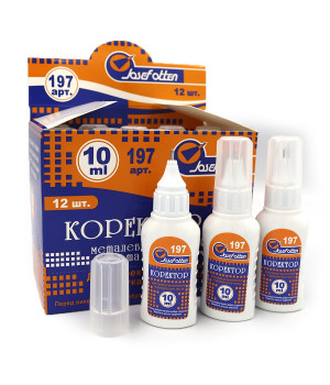 Коректор з пензликом Josef Otten 197 2в1 10 ml