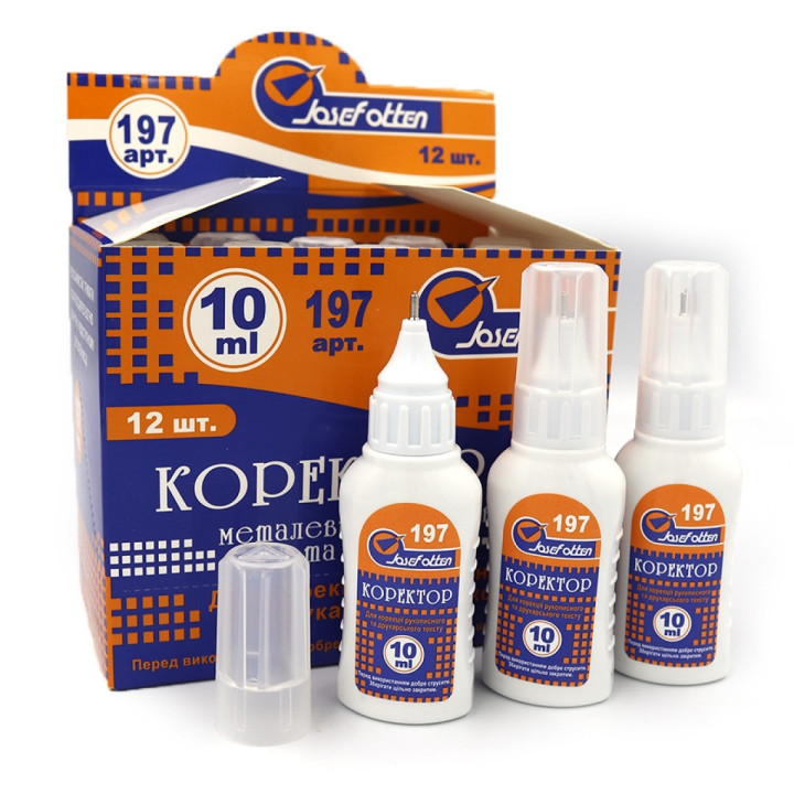 Коректор з пензликом Josef Otten 197 2в1 10 ml