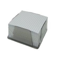 Бокс для паперу 90х90х45мм., димчатий