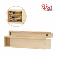 Пенал для пензлів дерев'яний ПК8, (38*9,8*4см), ROSA Studio