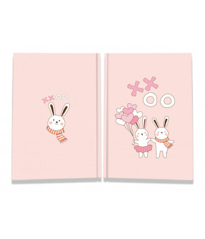 Блокнот TM Profiplan Sweet love note rabbits, А6