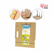 Планшет з мангiт. затискачем А4 А5 (33*36см), МДФ №051