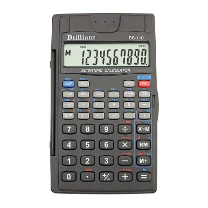 Калькулятор Brilliant BS-110 інж.10-розр,56 функций 70*120
