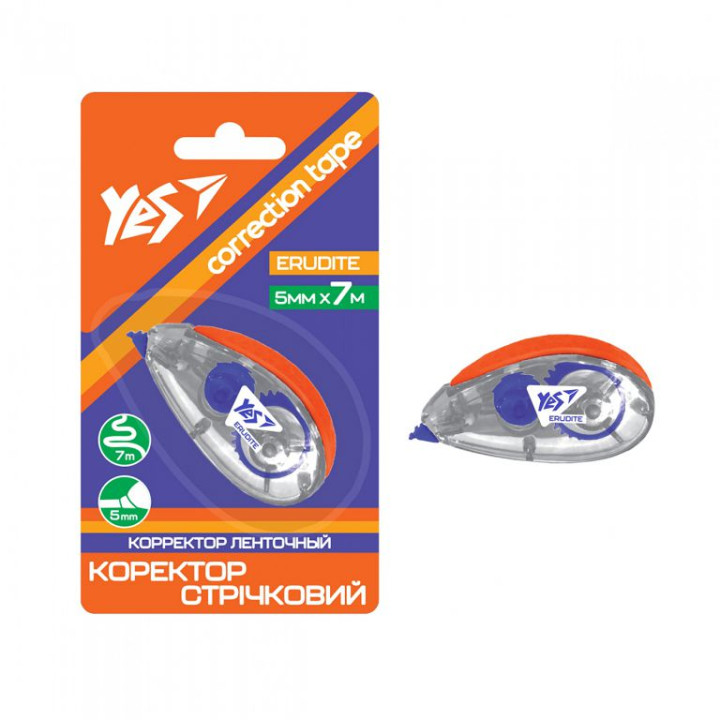 Коректор стрічковий YES 5мм х 7м 