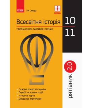 СП Всесв. історія у визн.табл.і схем. 10-11 кл. Рятівник 2.0 (Укр)