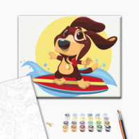 Картина за номерами: Серфер Лео