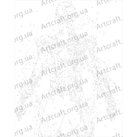 Розпис по номерах. 16016-ACNF Spider-Man 40*50 см