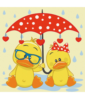 Каченята під парасолькою