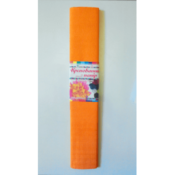 Папір кольоровий Крепований (морквяний) №18, 500мм/2000мм. (206372)